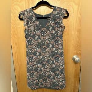 Loft floral mini dress